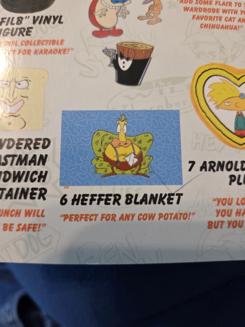 Nickelodeon Heffer Throw Blanket - Rocko's Modern Life